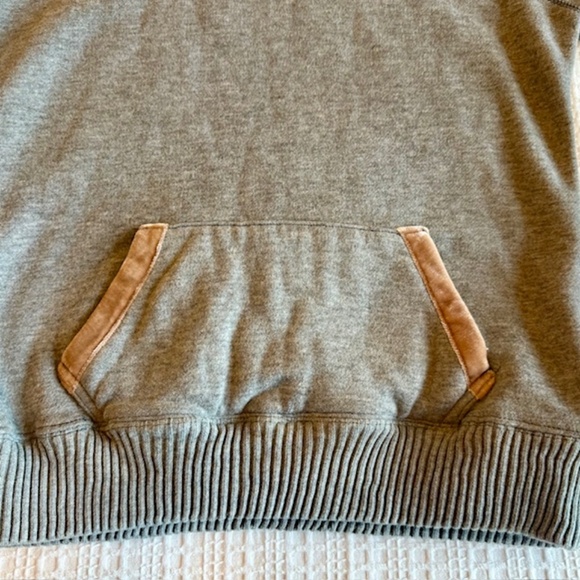 NWT Abercrombie&Fitch "Ezra Fitch" Lux Gray Hoodie Size Medium - Picture 6 of 8